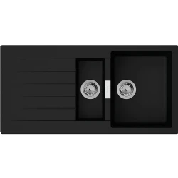 Hansgrohe S52 S520-F530 Grafit Siyahı Ankastre Granit Eviye - 43357170