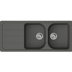 Hansgrohe S52 S520-F735 Taş Gri Ankastre Granit Eviye - 43348290