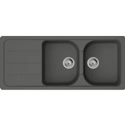Hansgrohe S52 S520-F735 Taş Gri Ankastre Granit Eviye - 43348290