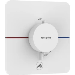Hansgrohe ShowerSelect Comfort Q Satin Beyaz Ankastre Montaj Termostatik Banyo Bataryası 15589700 Hemen Al
