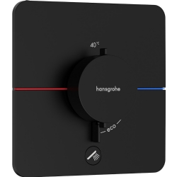Hansgrohe ShowerSelect Comfort Q Satin Siyah Ankastre Montaj Termostatik Banyo Bataryası 15589670