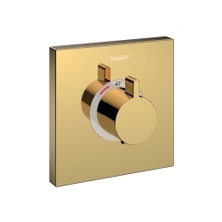 Hansgrohe ShowerSelect S Parlak Altın Optik Termostat Ankastre Banyo Bataryası 