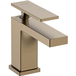 Hansgrohe Tecturis E Tek Kollu 80 CoolStart EcoSmart+ Kumandalı Mat Bronz Lavabo Bataryası 73002140