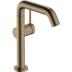 Hansgrohe Tecturis S 210 Fine CoolStart Dönebilir Gaga ve Bas-Aç Gider Seti İle Mat Bronz Tek Kollu Lavabo Bataryası 73364140