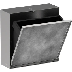 Hansgrohe XtraStoris Rock Ankastre Paslanmaz Çelik Çöp Kutusu - 56089800