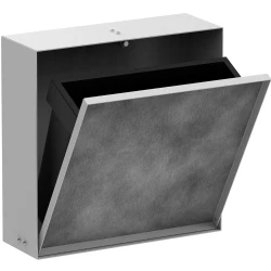 Hansgrohe XtraStoris Rock Ankastre Satin Beyaz Çöp Kutusu - 56089700