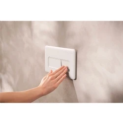 Hansgrohe iFrame Original Q Mat Beyaz Gömme Rezervuar Paneli - 66001700