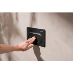 Hansgrohe iFrame Original S Mat Siyah Gömme Rezervuar Paneli - 66002670