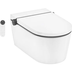 Hasngrohe LavaPura Element S Beyaz Kanalsız Akıllı Asma Klozet Takımı - 63021450
