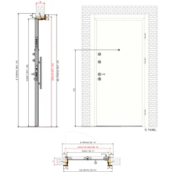 Kale 5N D01 Membran İtalyan Ceviz Çelik Kapı