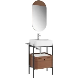 Kale Icon 2.0 50 Cm Kare Beyaz Banyo Dolabı Takımı