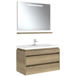 Kale Idea 2.0 100 Cm Pasifik A Çift Çekmeceli Banyo Dolabı Takımı 610100200532 Hemen Al