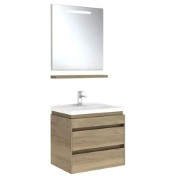 Kale Idea 2.0 65 Cm Pasifik A Çift Çekmeceli Banyo Dolabı Takımı