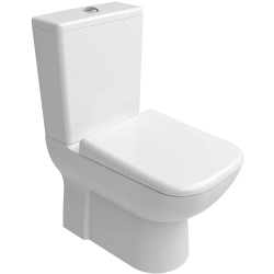 Kale Optimum Kanalsız Köşeli Duvara Sıfır Klozet + Yavaş Kapanan Klozet Kapağı + Rezervuar