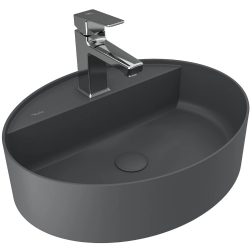 Kale Smartedge 40x50 Cm Mat Antrasit-Gri Oval Lavabo