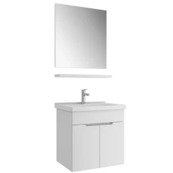 Kale Stora 65 Cm Parlak Beyaz Banyo Dolabı Takımı 610100200906 Hemen Al