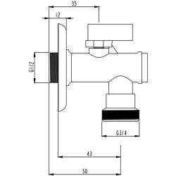 Kale T100E Filtreli Çamaşır Musluğu Hemen Al