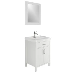 Kale Vintage 65 Cm Beyaz Banyo Dolabı Takımı 610100201038