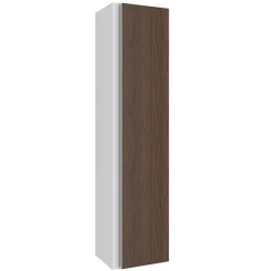 Kale Woody 40 Cm Beyaz-Ceviz Boy Dolabı Sağ-Sol