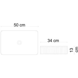 Lena E-W1004MF 50x34 Cm Mat Füme Tezgah Üstü Lavabo Hemen Al