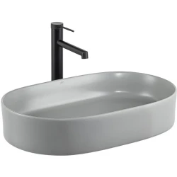 Lena E-W1202MG 60x37 Cm Mat Gri Tezgah Üstü Lavabo