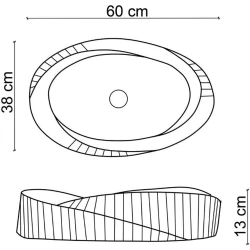 Lena EY-4706 60x38 Cm Çanak Lavabo