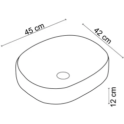 Lena EY-4711 45x42 Cm Çanak Lavabo