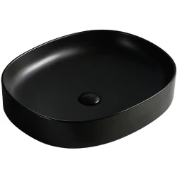 Lena EY-4712MS 55x45 Cm Mat Siyah Tezgah Üstü Lavabo