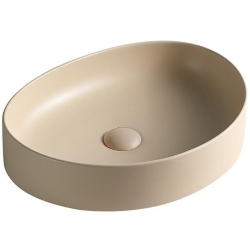 Lena EY-4713MK 50x38 Cm Mat Krem Tezgah Üstü Lavabo