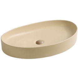 Lena EY-4714MK 65x40 Cm Mat Krem Tezgah Üstü Lavabo