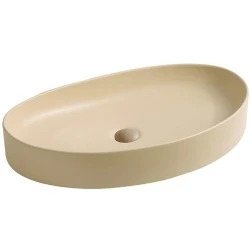 Lena EY-4714MK 65x40 Cm Mat Krem Tezgah Üstü Lavabo