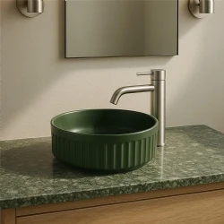 Lena EY-4715MY 38 Cm Mat Yeşil Çanak Lavabo