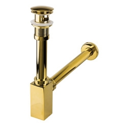 Newarc Corner Altın Delikli Lavabo Sifonu - 760523G