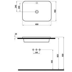Newarc Drop 65x45 Cm Lavabo - DRO.L065 Hemen Al