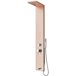 Newarc Idea Parlak Bakır Gagalı Duş Paneli - 440496G