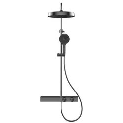 Newarc Milan Metalik Gri Duş Kolonu - 848516G Hemen Al