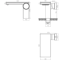 Newarc Milan Metalik Gri Lavabo Bataryası - 848525G Hemen Al