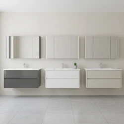 Orka Arno 100 Cm Parlak Gri Banyo Dolabı Takımı - 5008760