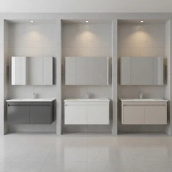 Orka Arno 100 Cm Parlak Kaşmir Banyo Dolabı Takımı - 5008764