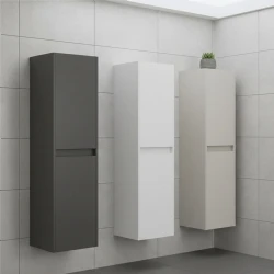 Orka Arno 40 Cm Parlak Gri Boy Dolabı - 3010323