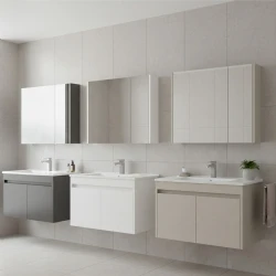 Orka Arno 85 Cm Parlak Kaşmir Banyo Dolabı Takımı - 5008788