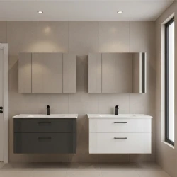 Orka Bari 100 Cm Mat Beyaz Banyo Dolabı Takımı - 5006592