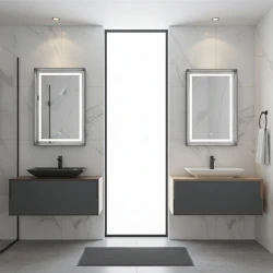 Orka Craft 100 Cm Ceviz-Antrasit Banyo Dolabı Takımı - 5000145