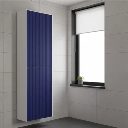 Orka Cube 40 Cm Mat Lacivert Boy Dolabı