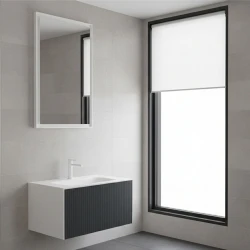 Orka Cube 80 Cm Mat Antrasit Banyo Dolabı Takımı