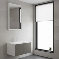 Orka Cube 80 Cm Mat Vizon Banyo Dolabı Takımı