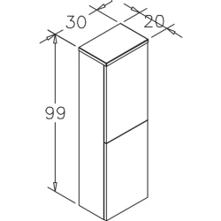 Orka Knidos 30 Cm Legnano Üst Dolap Hemen Al