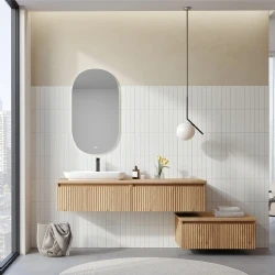 Orka Lentia 160 Cm Meşe Banyo Dolabı Takımı Hemen Al