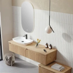 Orka Lentia 160 Cm Meşe Banyo Dolabı Takımı Hemen Al