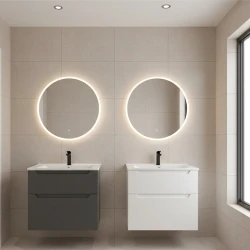 Orka Messina 65 Cm Mat Antrasit Banyo Dolabı Takımı - 5006656